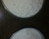 A picture of step 1 of Jalebi with hot milk.