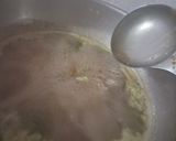 A picture of step 4 of Ragi flour mix vegetable soup.