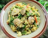 Foto langkah ke 5 dari resep Orak-arik Buncis Bakso.