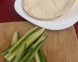 A picture of step 3 of Chinese Duck and pancakes.