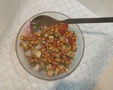 A picture of step 5 of Roasted chana chaat.