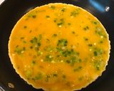 A picture of step 2 of Scallop Egg Foo Young.
