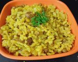 A picture of step 4 of Masoor bhat (rice) for short break recipe.