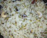 A picture of step 4 of Sprouts green gram rice # global cuisine #post_1.