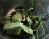 A picture of step 1 of Pan shake with Gond katira.