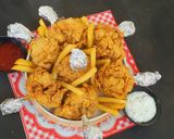 صورة لخطوة 4 من وصفة كنتاكي🍗 دجاج منزلي ولا أطيب