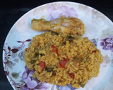 Foto del paso 6 de la receta: Muslitos de pollo con arroz