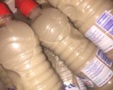 A picture of step 3 of Kunun Aya(Tigernut drink).