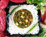 A picture of step 8 of Radish pod paneer masala.