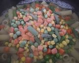 A picture of step 2 of Rigatoni tuna salad.