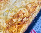 Foto del paso 7 de la receta: TARTA CON MASA CASERA EN LICUADORA🥧CON CUBOS DE ZAPALLO CALABAZA 🎃 VERDEOS, PUERROS Y MUCHO QUESO 🧀