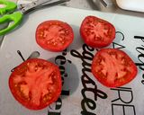 Une image de l'étape 4 de Tomates roses à la provençale.