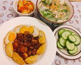 Hình bước làm 7 của món Canh Tôm khô&Củ Cải Trắng