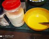 A picture of step 1 of Sooji Besan Dhokla in Microwave.