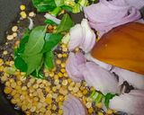 A picture of step 3 of Raw banana puttu.