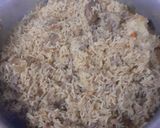 A picture of step 4 of Seekh Kabab Pulao.