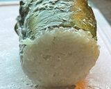 Gambar langkah 8 resipi Lemang Bakar Tanpa Buluh.