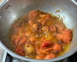 A picture of step 2 of Chicken karahi🍲.