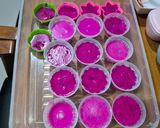 Foto langkah ke 4 dari resep Jelly Santan Buah Naga.