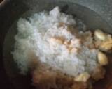 Bubur pake hati langkah memasak 2 foto