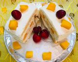 A picture of step 4 of Mango 🥭 bread pastry.