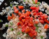 A picture of step 3 of Papeda Par Eeda for Navroz or Parsi New Year.