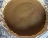 Une image de l'étape 3 de Tarte au flan rhubarbe framboises.