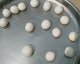 A picture of step 7 of Chenna Rasgulla.