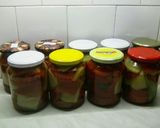 Olajos savanyú paprika recept fázis 4 fotója