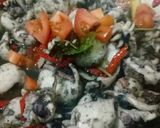Foto langkah ke 4 dari resep Tumis Cumi Hitam.