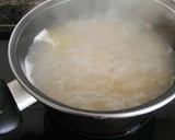 Foto del paso 4 de la receta: Espaguetis con granada y salsa de queso feta