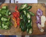Foto langkah ke 2 dari resep Cumi asin cabe Ijo.