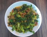 A picture of step 5 of Broccoli bhaji.