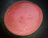 Foto langkah ke 4 dari resep Martabak (terang bulan) red velvet teflon no mixer.
