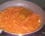 A picture of step 2 of Papaya ladoo Low calorie Motichur ladoo.