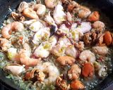 Foto del paso 4 de la receta: Mariscos saborizados, con arroz y Spirulina. #MERCADO #entrenado