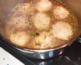 Foto del paso 5 de la receta Merluza en salsa guisantes