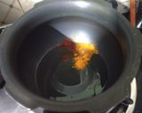 A picture of step 2 of Palak Khichdi.