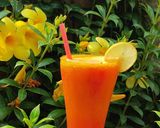 A picture of step 3 of Orange Mocktail.