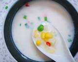 Creamy Vegetable Soup(Microwave recipe) recipe step 8 photo