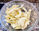 Foto del paso 4 de la receta: Pastel de plátano y manzana sin amasar