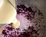 A picture of step 2 of Beetroot basundi.