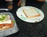 A picture of step 3 of Amritsari paneer chole sandwich.