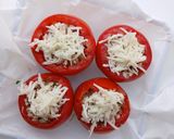 A picture of step 5 of Mediterranean Style Stuffed Tomatoes.