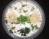 A picture of step 5 of Pakhala bhat.