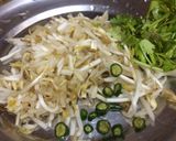 A picture of step 1 of Bean sprout omelette.