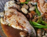 Foto del paso 10 de la receta: Conejo en salsa con champiñones.... rico y fácil