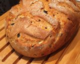Foto del paso 10 de la receta: Pan rápido de aceitunas negras y queso feta