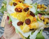 Foto del paso 5 de la receta: Tosta de bacalao ahumado con naranja