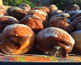 Foto del paso 5 de la receta: 👩🏼‍🍳Bolas de fraile rellenas de dulce de leche 🤤